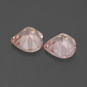 Gemme di Morganite Rosa chiaro naturale da  ct, A forma di cuore, VVS-VS
