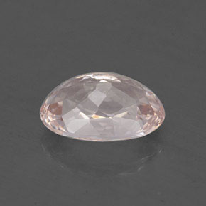Morganite naturale rosa da 1,29 ct, taglio ovale, VS