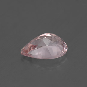 Morganite naturale rosa da 1,74 ct, taglio a pera, VS