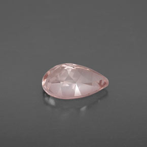 Morganite naturale rosa da 1,83 ct, taglio a pera, VS