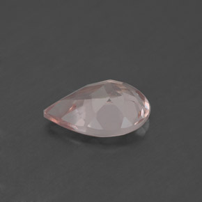 Morganite naturale rosa da 1,58 ct, taglio a pera, VS