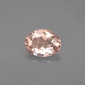Morganite naturale rosa da 1,15 ct, taglio ovale, VVS