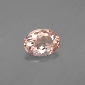 Morganite naturale rosa da 1,15 ct, taglio ovale, VVS