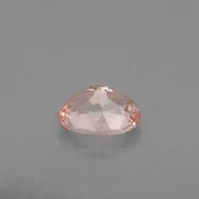 Morganite naturale rosa da 1,23 ct, taglio ovale, VVS-VS