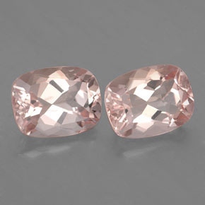Morganite naturale rosa da  ct, taglio a cuscino, VS