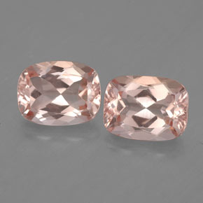 Morganite naturale rosa da  ct, taglio a cuscino, VVS