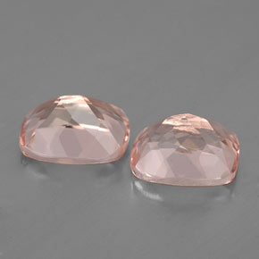 Gemme di Morganite Rosa chiaro naturale da  ct, Taglio a cuscino, VVS-VS