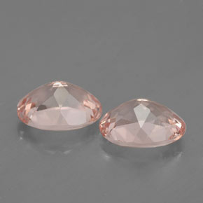 Morganite naturale rosa da  ct, taglio ovale, VVS