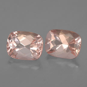 Morganite naturale rosa da  ct, taglio a cuscino, VVS