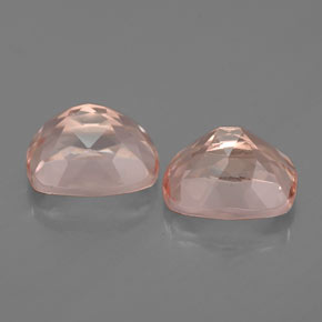 Morganite naturale rosa da  ct, taglio a cuscino, VVS