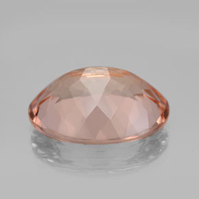 Morganite naturale rosa da 10,55 ct, taglio ovale, VVS