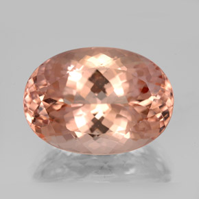 Morganite naturale rosa da 13,30 ct, taglio ovale, VVS-VS
