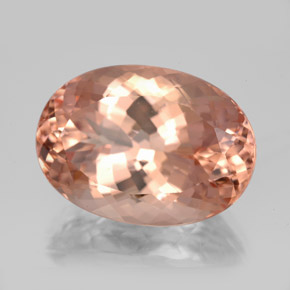 Morganite naturale rosa da 13,30 ct, taglio ovale, VVS-VS