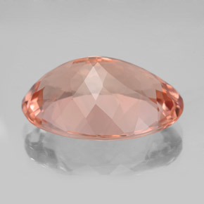 Morganite naturale rosa da 15,30 ct, taglio ovale, VVS