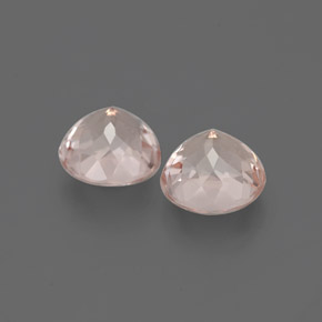 Morganite naturale rosa da  ct, taglio rotondo, VVS-VS