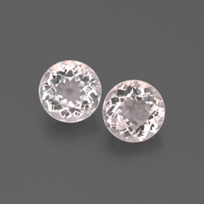 Morganite naturale rosa da  ct, taglio rotondo, VS