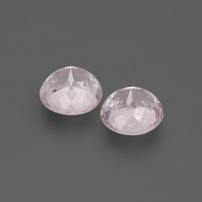 Morganite naturale rosa da  ct, taglio rotondo, VS