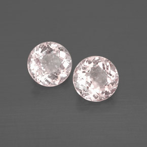 Morganite naturale rosa da  ct, taglio rotondo, VS