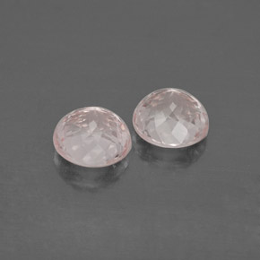 Morganite naturale rosa da  ct, taglio rotondo, VVS-VS