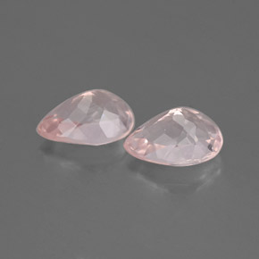 Gemme di Morganite Rosa chiaro naturale da  ct, Forma a pera, VS