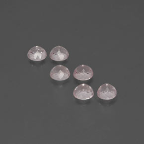 Morganite naturale rosa da 2,17 ct, taglio rotondo, VS