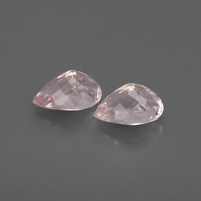 Gemme di Morganite Rosa chiaro naturale da  ct, Forma a pera, VVS