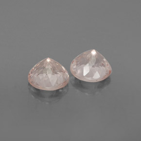 Morganite naturale rosa da  ct, taglio rotondo, VVS-VS