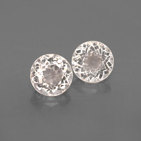 Morganite naturale rosa da  ct, taglio rotondo, VS