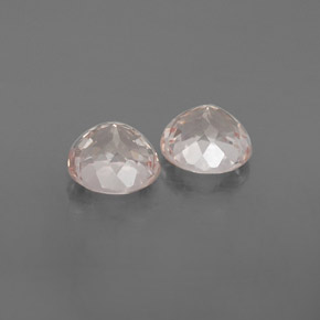Morganite naturale rosa da  ct, taglio rotondo, VS