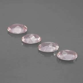 Morganite naturale rosa da  ct, taglio ovale, VVS