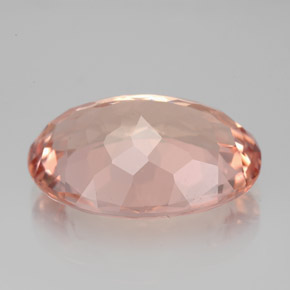Morganite naturale rosa da 8,03 ct, taglio ovale, VVS