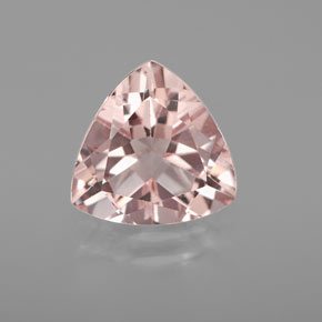 Morganite naturale rosa da 3,18 ct, trillion, VS