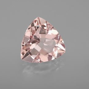 Morganite naturale rosa da 3,18 ct, trillion, VS