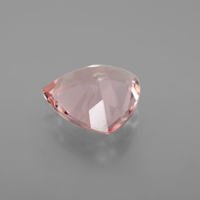 Morganite naturale rosa da 3,18 ct, trillion, VS
