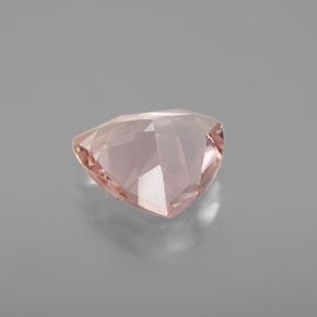 Morganite naturale rosa da 2,94 ct, trillion, VS