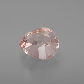 Morganite naturale rosa da 4,65 ct, trillion, VVS-VS