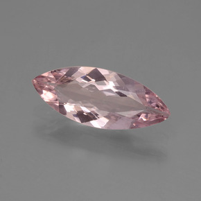 Morganite naturale rosa da 1,32 ct, marchesa, VS