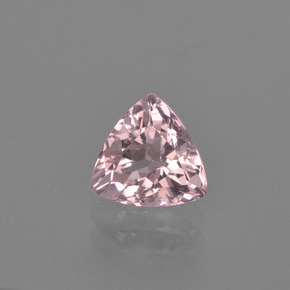 Morganite Rosa chiaro naturale da 1.08 ct, Taglio trillion, VS