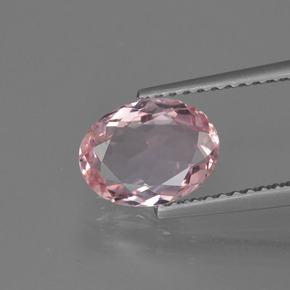 Morganite naturale rosa da 1,19 ct, taglio ovale, VS-SI