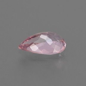 Morganite naturale rosa da 1,31 ct, taglio a pera, VS