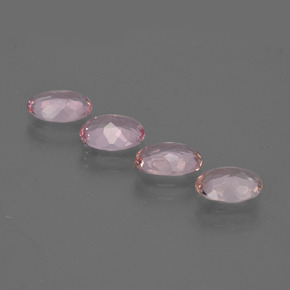 Gemme di Morganite Rosa chiaro naturale da  ct, Taglio ovale, VVS-VS