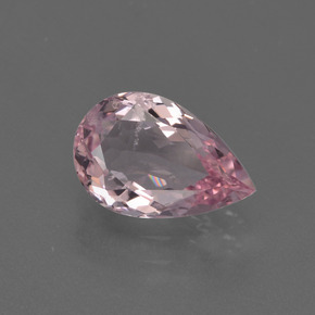 Morganite naturale rosa da 1,15 ct, taglio a pera, VS