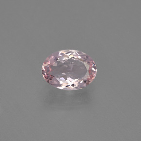 Morganite naturale rosa da 0,84 ct, taglio ovale, VVS-VS