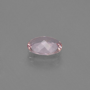 Morganite naturale rosa da 0,84 ct, taglio ovale, VVS-VS