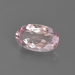 Morganite naturale rosa da 1,12 ct, taglio ovale, VVS