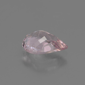 Morganite naturale rosa da 1,08 ct, taglio a pera, VS