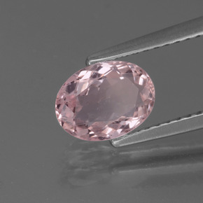 Morganite naturale rosa da 1,03 ct, taglio ovale, VS