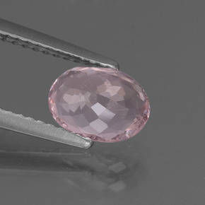 Morganite naturale rosa da 1,03 ct, taglio ovale, VS