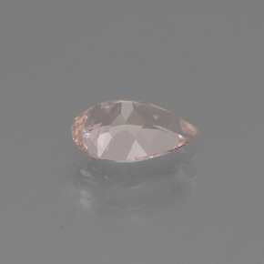 Morganite Rosa chiaro naturale da 1.07 ct, Forma a pera, VVS-VS