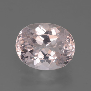 Morganite Rosa chiaro naturale da 2.06 ct, Taglio ovale, VS
